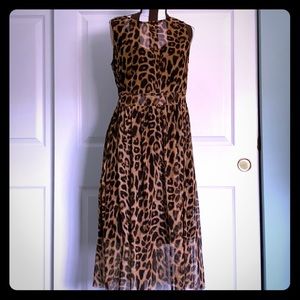 Leopard print dress